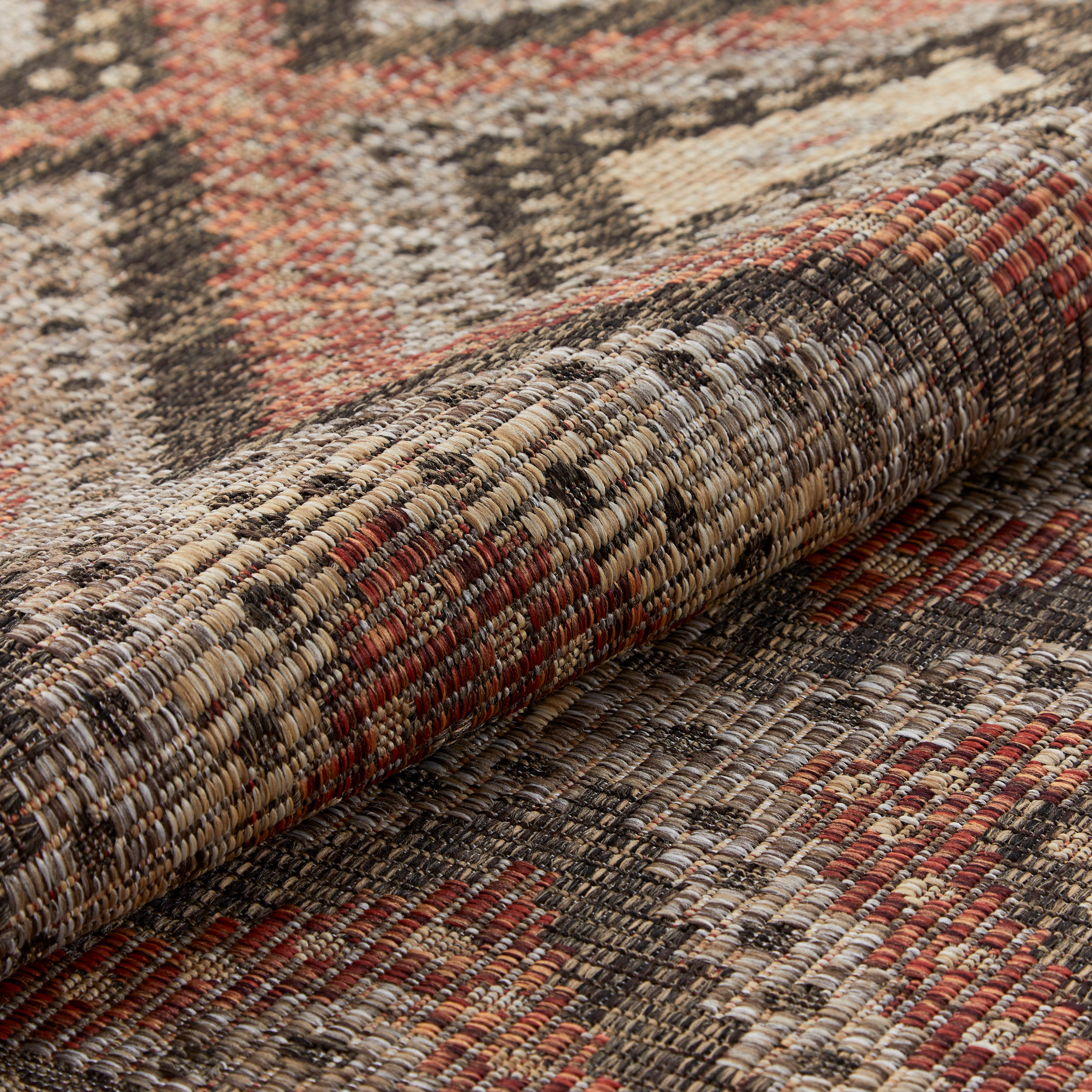 Concept Looms Sumac SUM101 Brown/Rust Orange Large Rectangle Indoor/Outdoor Rug